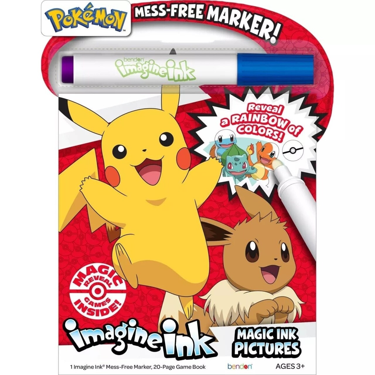 Pokemon Imagine Ink Coloring And Activity Book Value Size